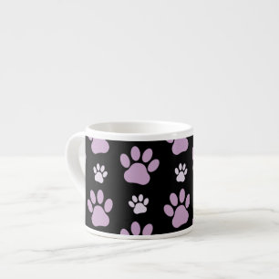 Tasse Expresso Motif De Pâtes, Pâtes Lilac, Pâtes De Chien, Empre