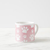 Tasse Expresso Motif De Pâtes, Patrouilles Blanches, Aquarelles,  (Devant droit)