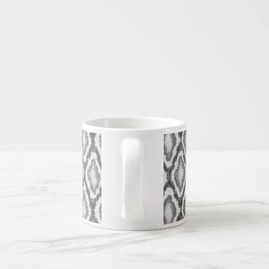 Tasse Expresso Motif de peau de serpent de python (Dos)