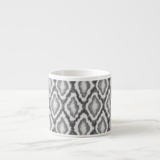 Tasse Expresso Motif de peau de serpent de python (Devant)