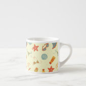 Tasse Expresso Motif de plage d'été (Droite)