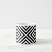 Tasse Expresso Motif de rayures (Devant)