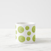 Tasse Expresso motif de tennis (Devant)