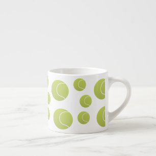 Tasse Expresso motif de tennis