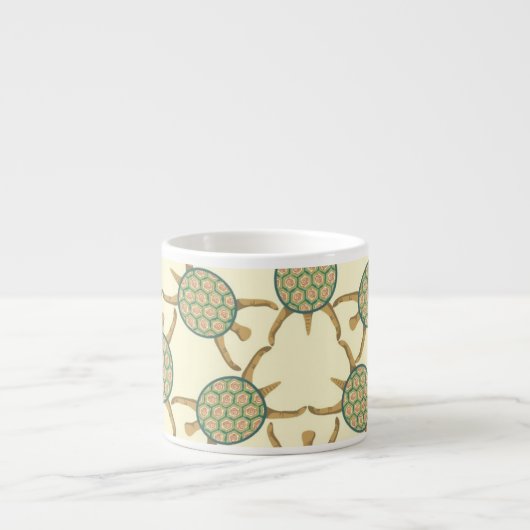 Tasse Expresso Motif de tortue (Devant)