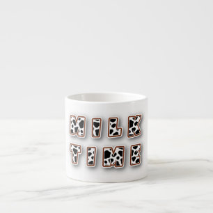 Tasse Expresso Motif de vache à l'heure du lait