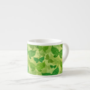 Tasse Expresso Motif de vert de ressort