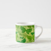 Tasse Expresso Motif de vert de ressort (Droite)