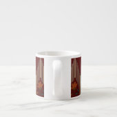 Tasse Expresso Motif Décor Avec Fleur Et Flèche (Dos)