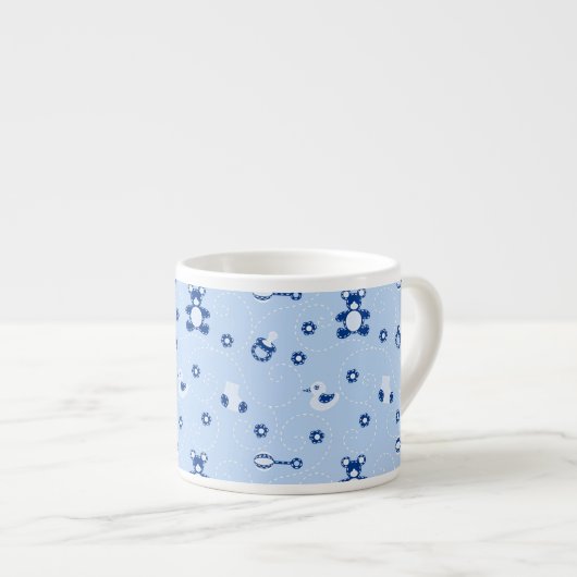 Tasse Expresso Motif d'édredon de bébé (Devant droit)