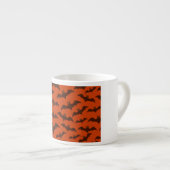 Tasse Expresso Motif des chauves-souris Brown d'Halloween Éffraya (Devant droit)