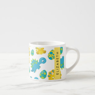 Tasse Expresso Motif Des Dinosaures, Dinosaures Mignons, Votre No