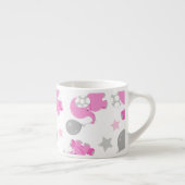 Tasse Expresso Motif Des Eléphants Roses, Eléphants Mignons, Étoi (Droite)