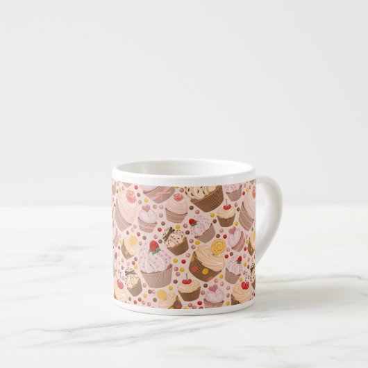 Tasse Expresso Motif des petits gâteaux de célébration (Devant droit)