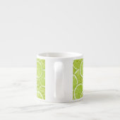 Tasse Expresso Motif des tranches vertes de chaux (Dos)