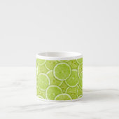 Tasse Expresso Motif des tranches vertes de chaux (Devant)