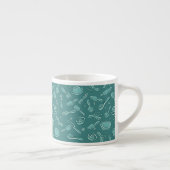 Tasse Expresso Motif d'ustensiles de cuisine (Droite)