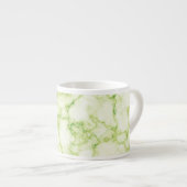 Tasse Expresso Motif en marbre vert (Devant droit)