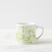 Tasse Expresso Motif en marbre vert (Droite)