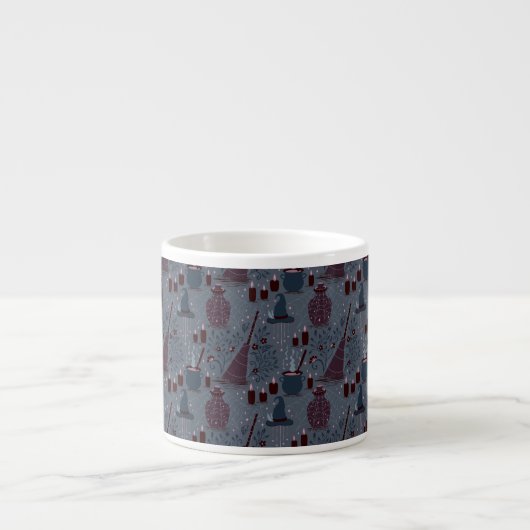 Tasse Expresso Motif ensorcelant d'Halloween au clair de lune (Devant)