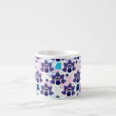 Tasse Expresso motif exotique de paon de l'Inde (Devant)