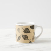 Tasse Expresso motif feuille (Droite)