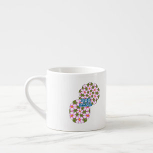 Tasse Expresso Motif Fleurs Cosmos