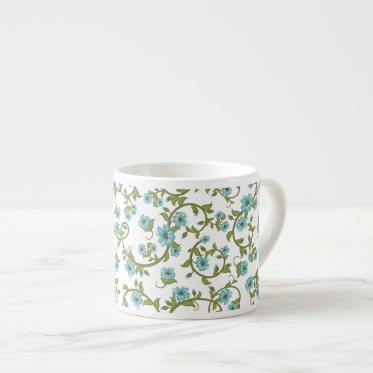 Tasse Expresso Motif floral 12 (Devant droit)