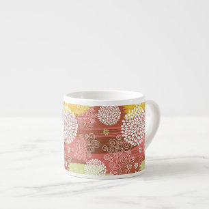Tasse Expresso Motif floral 2