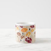 Tasse Expresso Motif floral 4 d'élégance abstraite (Devant)