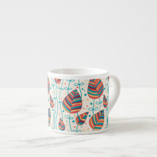 Tasse Expresso Motif floral 5 2