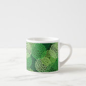 Tasse Expresso Motif floral vert (Droite)