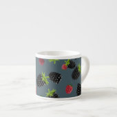 Tasse Expresso Motif framboise 2 (Devant droit)