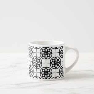 Tasse Expresso Motif géométrique ambiance rétro chic
