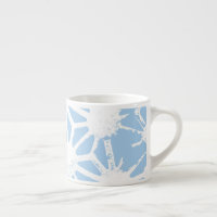 Motif géométrique bleu pâle