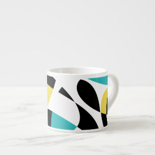 Tasse Expresso Motif géométrique coloré, abstrait, moderne et amu