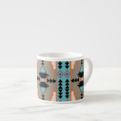 Tasse Expresso Motif géométrique mexicain Aztec (Devant droit)