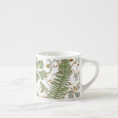 Tasse Expresso Motif Green et Gold Fern (Droite)