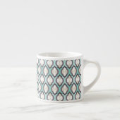 Tasse Expresso Motif marocain de turquoise (Droite)