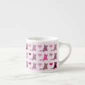 Tasse Expresso Motif mignon de filles de chaton (Droite)