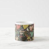 Tasse Expresso Motif mignon de lapins d'amour avec des coeurs (Devant)