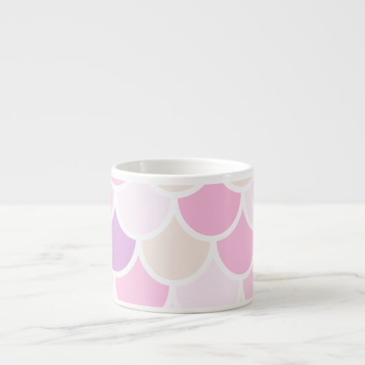Tasse Expresso Motif moderne couleur sirène rose  (Devant)