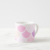 Tasse Expresso Motif moderne couleur sirène rose  (Devant droit)