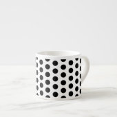 Tasse Expresso Motif moderne de pois de base (Devant droit)