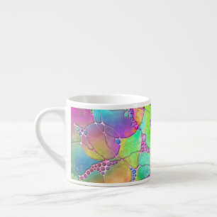 Tasse Expresso Motif Peint À La Main Et Numériquement Art 41