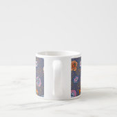 Tasse Expresso Motif rose de champ de résumé (Dos)