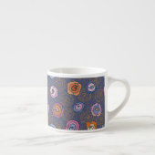 Tasse Expresso Motif rose de champ de résumé (Droite)