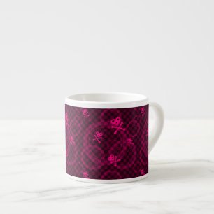 Tasse Expresso Motif rose d'Emo avec des cercles