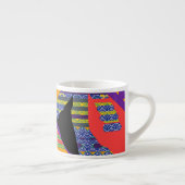 Tasse Expresso Motif Sur La Face De La Dame Motif (Droite)