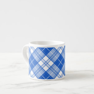 Tasse Expresso Motif Tartan Brun Blanc yxm0uat9